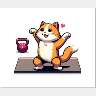 Kitty's Kettlebell Dance Posters and Art